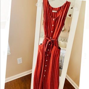 Max Studio Striped Sun Dress